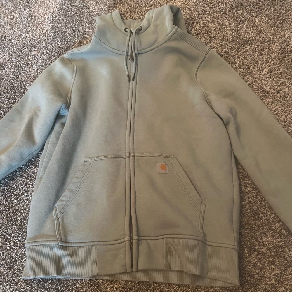 Light blue women’s Carhartt zip up